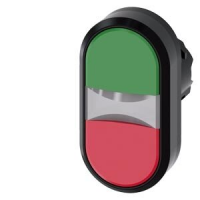 3SU1 001-3AB42-0AA0 Illuminated twin pushbutton green, red
