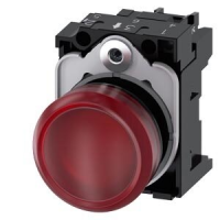 3SU1 102-6AA20-1AA0 Indicator lights, 22 mm, round, plastic, red