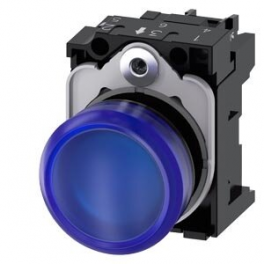 3SU1 102-6AA50-1AA0 Indicator lights, 22 mm, round, plastic, blue