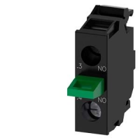 3SU1 400-2AA10-1BA0 Contact module with 1 NO contact element, for floor mounting