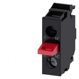 3SU1 400-2AA10-1CA0 Contact module with 1 NC contact element, 1 NO, for floor mounting