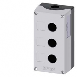 3SU1 803-0AA00-0AB1 Enclosure for command devices, 3 control points, gray