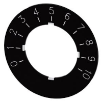 3SU1 900-0BG16-0SA0 Labeling plate for potentiometer, black