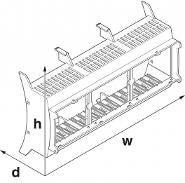 BC 107,6 OT U11 WH9016 Upper housing part