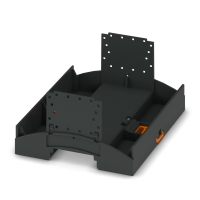 BC 107,6 UT HBUS FS BK VPE80 Mounting base housing