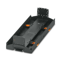 BC 215,6 UT HBUS BK W/ORG CLP Mounting base housing