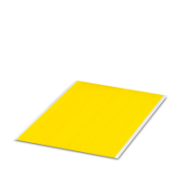 BMK 38X11 YE Fabric label sheet