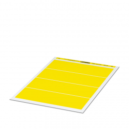 BMKL 64X16 YE Label sheet, DIN A4
