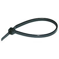 Cable ties 302x4,8 neylon, black, 100 pcs, HAUPA
