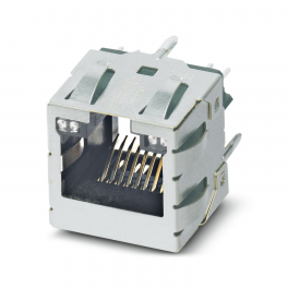 CUC-IND-J1ST-S/R4LS-LED-PG Modular RJ45 PCB connectors