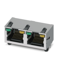 CUC-MP-J1ST-A/2R4LT-THR-LED Modular RJ45 PCB connectors
