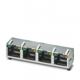 CUC-MP-J1ST-A/4R4LT-LED Modular RJ45 PCB connectors