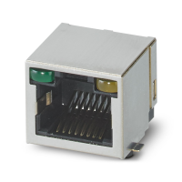 CUC-SP-J1ST-A/R4LT-SMD-LED Modular RJ45 PCB connectors