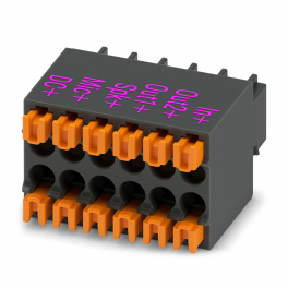 DFMC 0,5/ 6-ST-2,54 BDMCWH/RD PCB connector