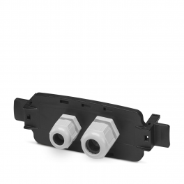 ECS-P-122X169-L-UV1-B M20/M25 Front plate
