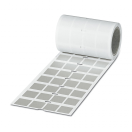 EMLS (20X20)R SR Safety label with special adhesive