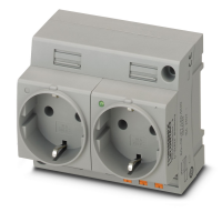 EO-CF/PT/LED/DUO Double socket