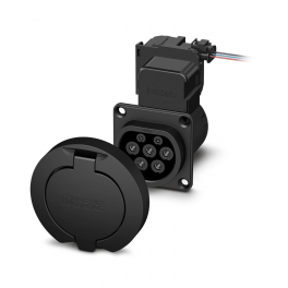 EV-T2M3SO12-3P-R-B-SET Infrastructure charging socket