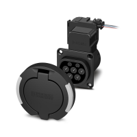 EV-T2M3SO12-3P-R-BL-SET Infrastructure charging socket