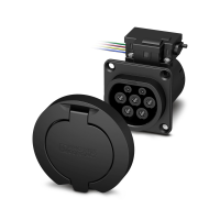 EV-T2M3SO12-4P-R-B-SET Infrastructure charging socket