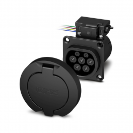 EV-T2M3SO12-4P-R-B-SET Infrastructure charging socket