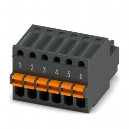 FK-MC 0,5/ 6-ST-2,5 BKBDWH:1-6 PCB connector