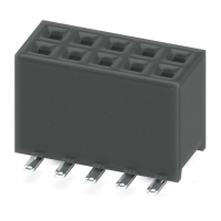 FQ 1,27D/ 10-SV- 490-1-BR Female strip