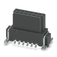 FR 1,27/ 12-FV 9,05 SMD female connectors
