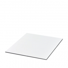 GPK 300X280X1,5 WH/BK Engraving plate