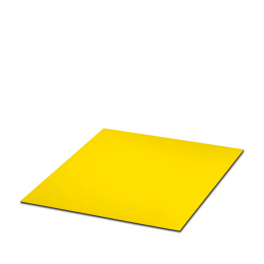 GPK/SK 300X280X0,8 YE/BK Engraving plate