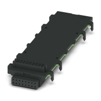 HBUS 107,6-16P-1S BK DIN rail bus connector