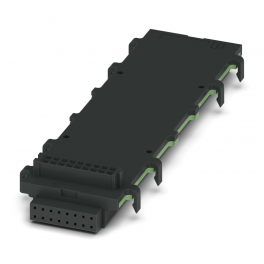 HBUS 107,6-16P-1S BK P1 DIN rail bus connector