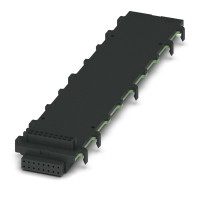 HBUS 161,6-16P-1S BK DIN rail bus connector
