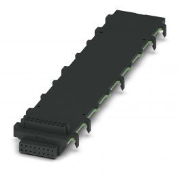 HBUS 161,6-16P-1S BK DIN rail bus connector