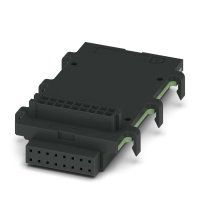 HBUS 53,6-16P-1S BK DIN rail bus connector