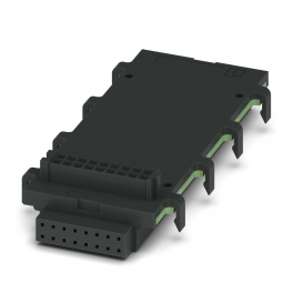 HBUS 71,6-16P-1S BK DIN rail bus connector
