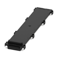 HBUS8 161,6-8P-1S BK DIN rail bus connector