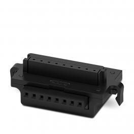 HBUS8 17,8-8P-1S BK DIN rail bus connector