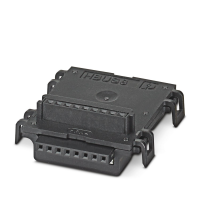 HBUS8 35,6-8P-1S BK DIN rail bus connector