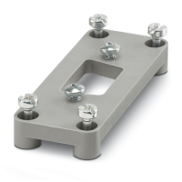 HC-D 15-ADP/1 DSUB  9 Adapter plate