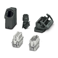 HC-EVO-A10UT-BWS-HH-M20-PLRBK Connector set
