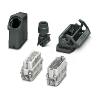 HC-EVO-A16UT-BWS-HH-M25-PLRBK Connector set