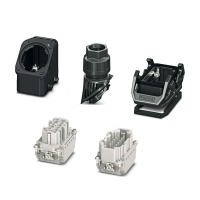 HC-EVO-B10PT-BWD-HL-M25-PLRBK Connector set