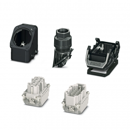 HC-EVO-B10PT-BWD-HL-M25-PLRBK Connector set