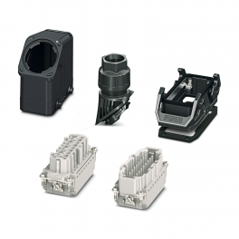 HC-EVO-B16PT-BWD-HH-M25-PLRBK Connector set