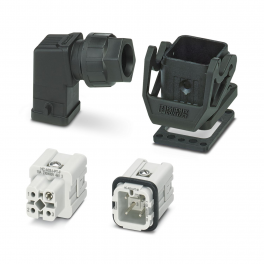 HC-STA-A03PT-BWS-HS-M20-PLRBK Connector set