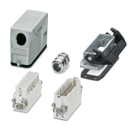 HC-STA-A16PT-BWS-HS-M25-ELCAL Connector set