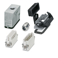 HC-STA-A16PT-BWSC-HT-M25-ELCAL Connector set