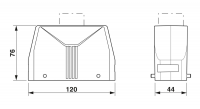HC-STA-B24-HHFD-1TM32-TM25-AL Housing