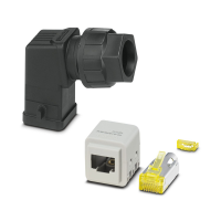 HC-STA-RJ45CT-HS-M20-PLRBK Connector set